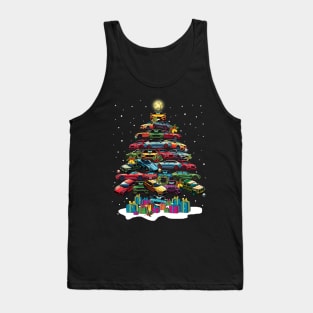 Car Christmas Tree Tank Top